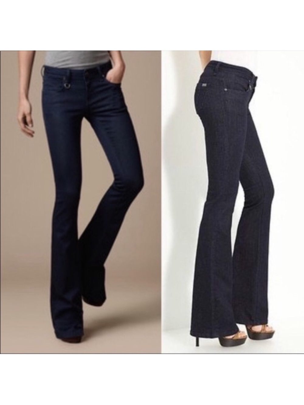 Burberry Brit Dark Indigo Flared Jeans